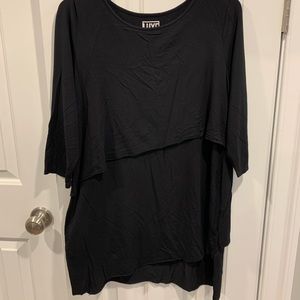 Pea in the pod black maternity dress